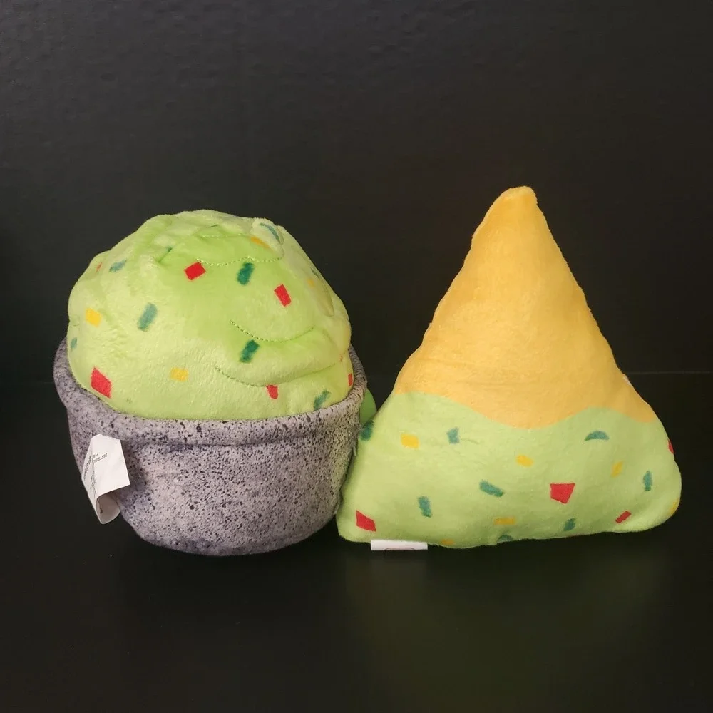 Frankford Tortilla Chip & Guacamole Food Plush BFF Best Friends His & Hers‎ Love